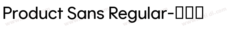 Product Sans Regular字体转换